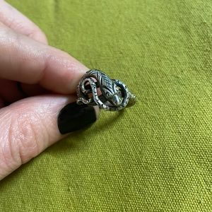 Sterling silver snake ring . Probably around a ring size 6 maybe bigger